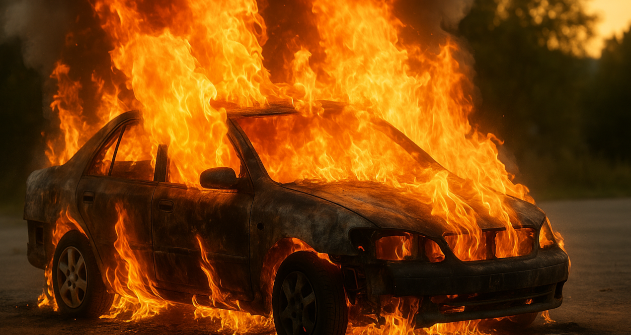 arabada unutulan su sisesi meger bu yuzden yangina neden oluyormus 9c7hG5fN