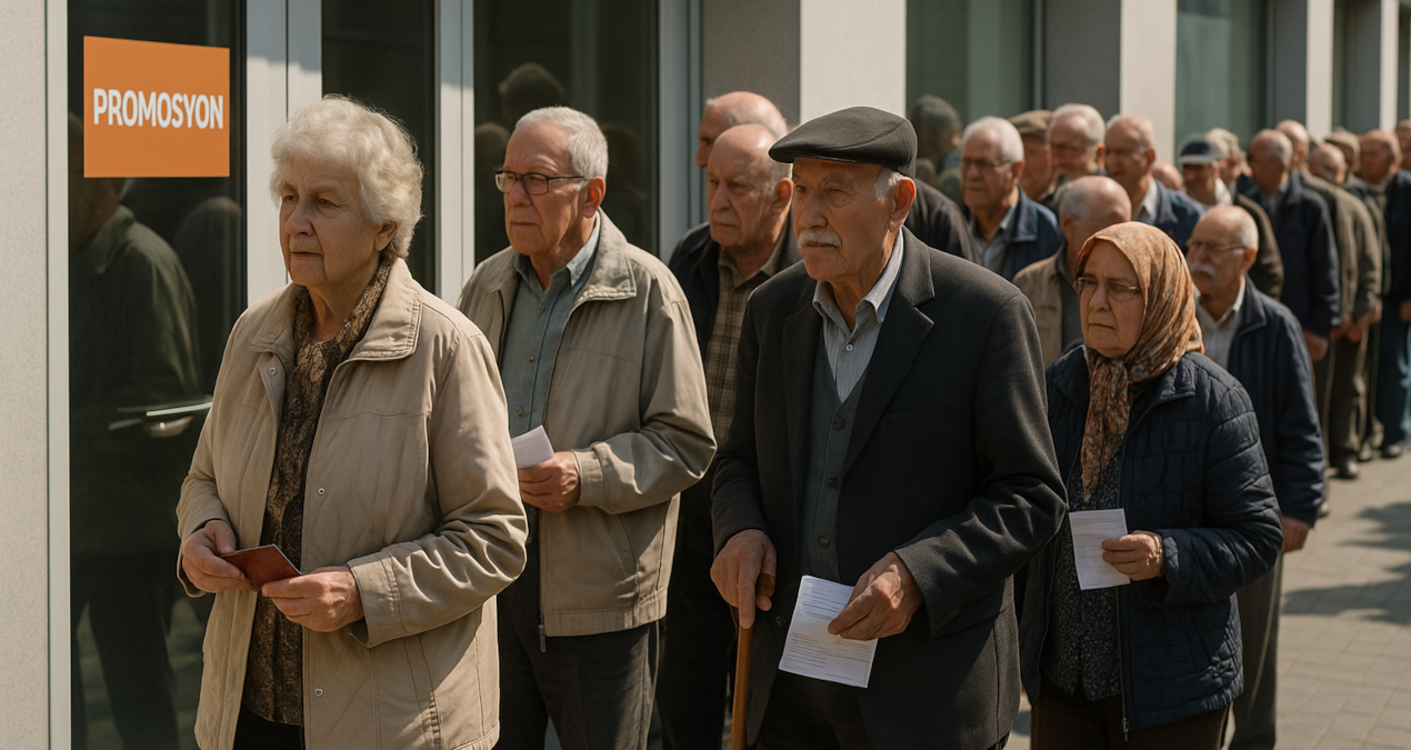 haberi alan emekli bankada siraya girdi promosyonlar 30 bin tlye cikti YWN3KLxZ
