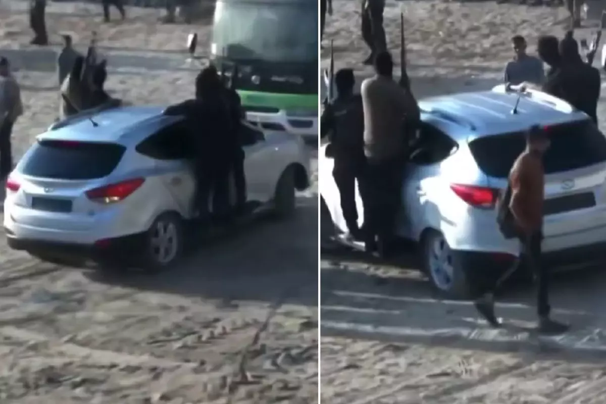 dunyanin gozu gazzede hamas 7 israilli rehineyi kizilhaca teslim etti LynP4Cz1.jpg