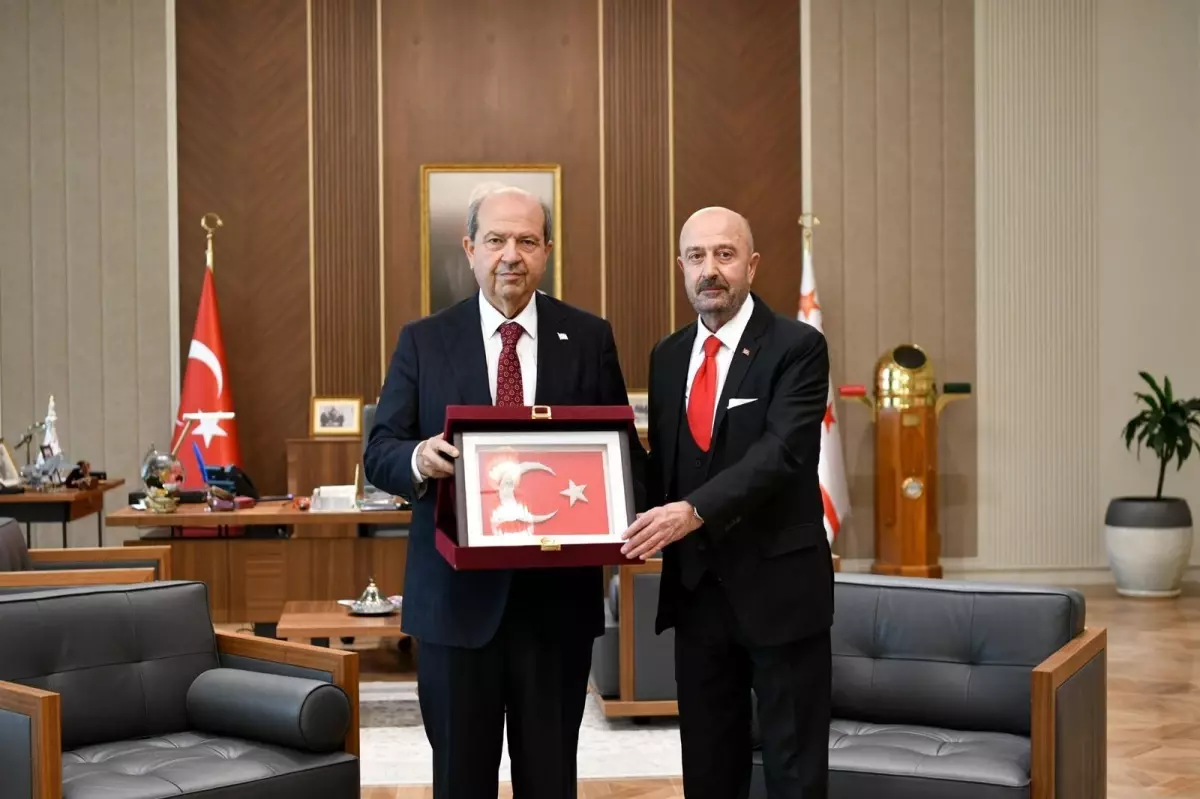 oyak yonetim kurulu baskani zekai aksakallidan kktc cumhurbaskani tatara ziyaret g4gK63ky